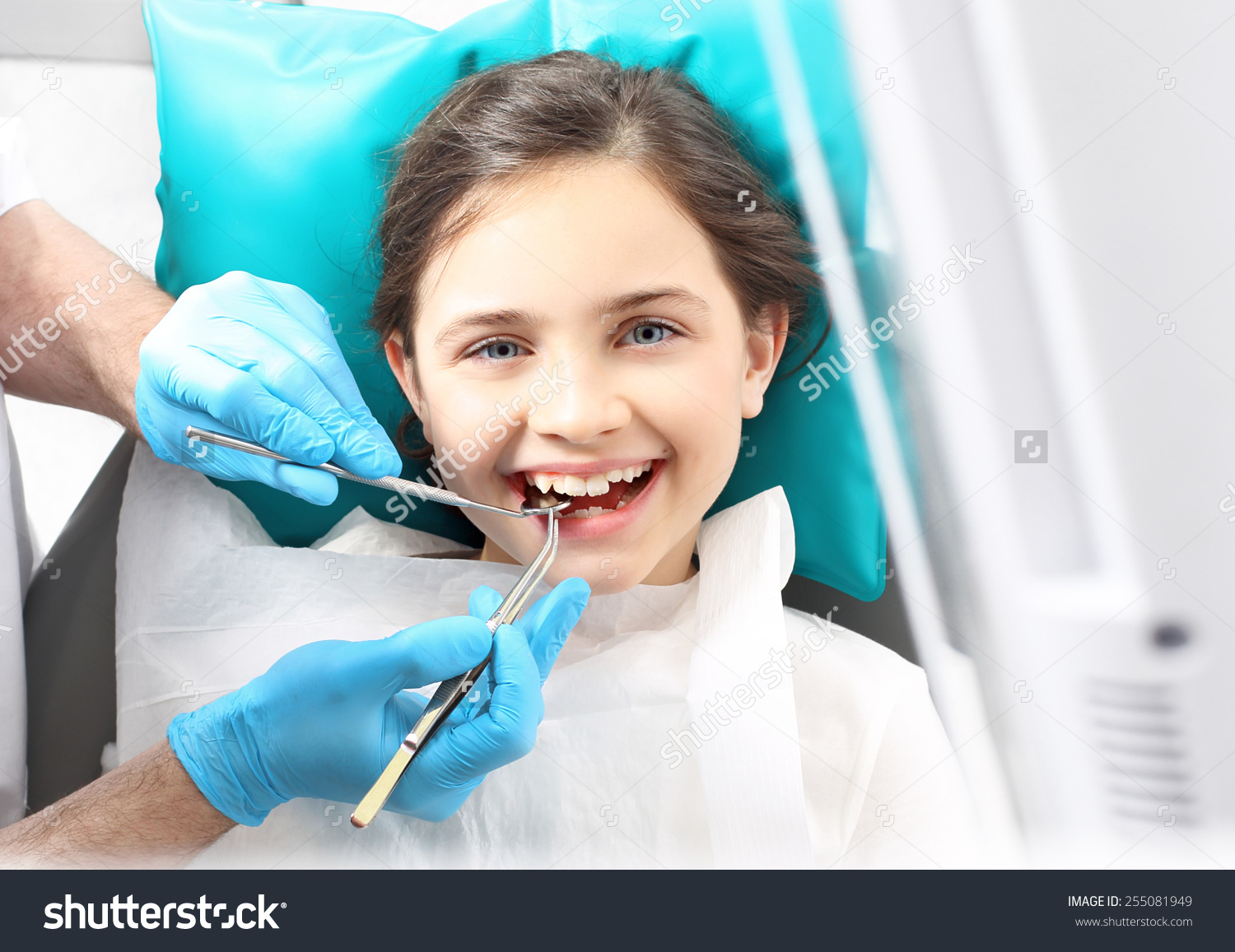 Child at dentist