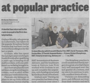 CFE Dental Newspaper Article