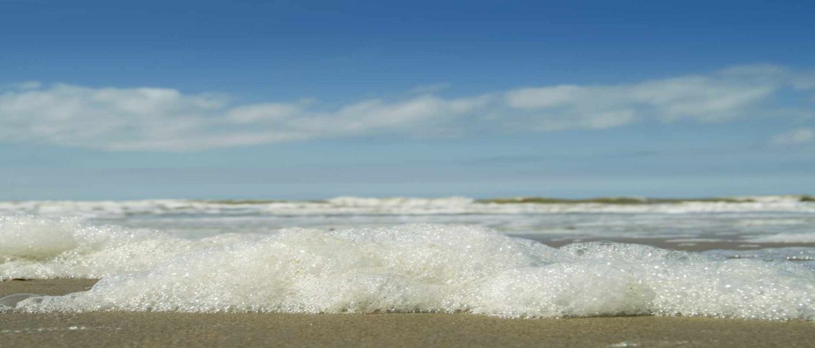 Waves on beach